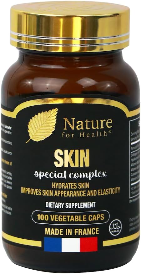 Skin Special Complex -NATURE FOR HEALTH Dietary Supplement Improving Skin Appearance - Collagen, Vitamins & Minerals - Sugar & Gluten-Free - 100 Vegetable Caps