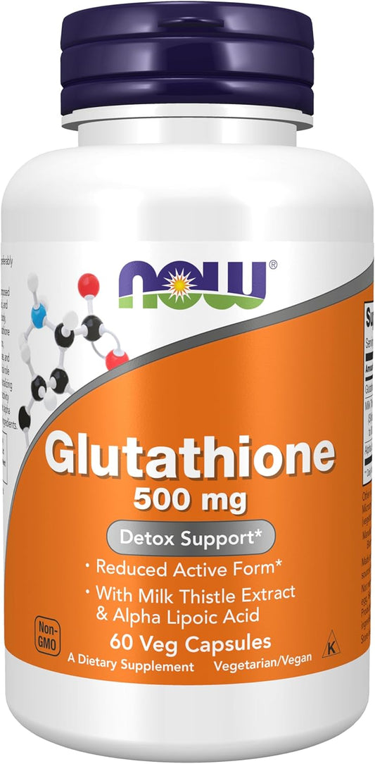 NOW Foods Glutathione 500mg - 60 Capsules