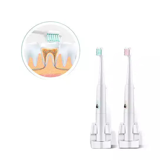 Ultrasonic Electro Toothbrush With Two Additional Brush Heads