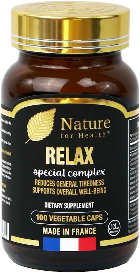 Relax Special Complex - Dietary Supplement Supporting Well-Being - Multivitamins, Omega 3, Curcuma & Minerals - Sugar & Gluten-Free - 100 Vegetable Caps