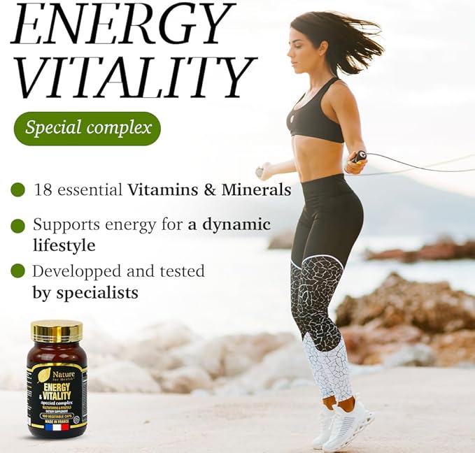 Energy & Vitality Special Complex - Dietary Supplement Reducing Tiredness - Multivitamins & Minerals - Sugar & Gluten-Free - 100 Veg caps