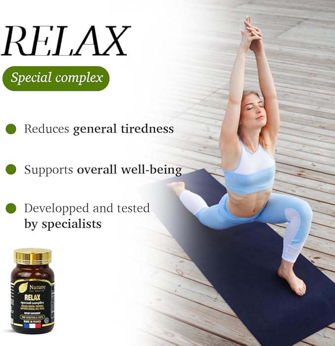 Relax Special Complex - Dietary Supplement Supporting Well-Being - Multivitamins, Omega 3, Curcuma & Minerals - Sugar & Gluten-Free - 100 Vegetable Caps