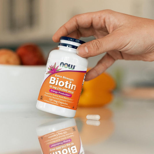 Now Foods Biotin 10,000Mcg Extra Strength Vcaps 120'S New