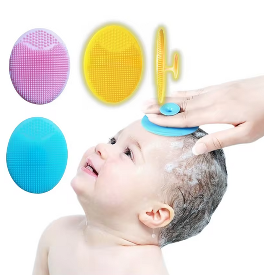 Baby Silicone Bath Brush 3pcs (JR-6055)