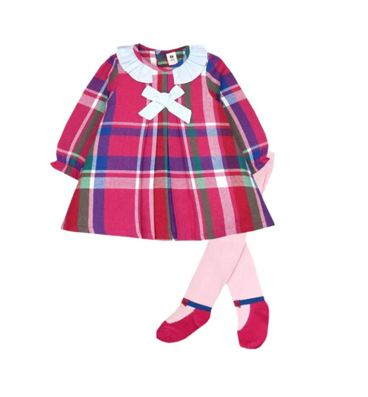 Dress Shirt Checked Frock 2year