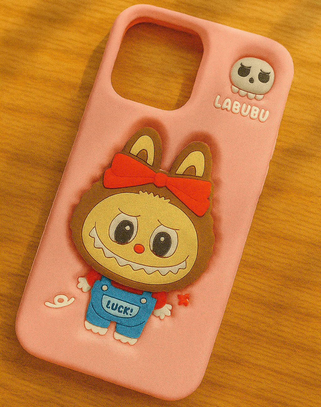 Labubu - 3D Cartoon Silicone iPhone 15 pro max Case