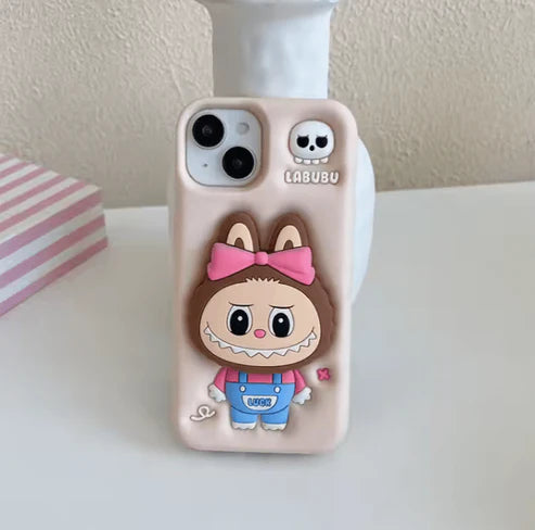 Labubu - 3D Cartoon Silicone iPhone 15 pro max Case
